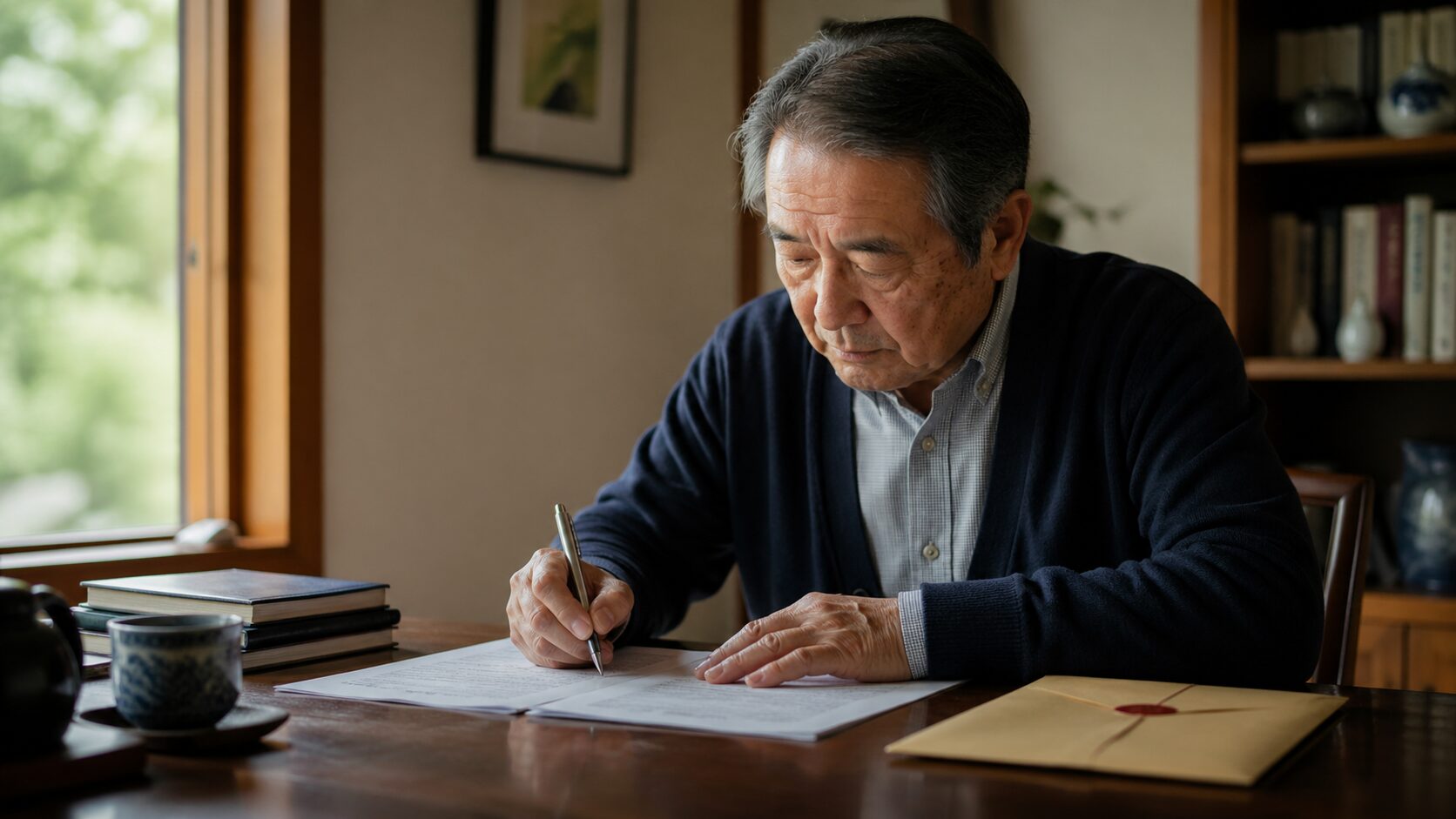 遺言書の書き直し手順と旧遺言書の処分方法を示すイメージ