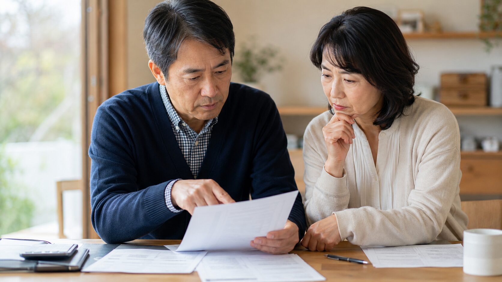 限定承認と相続放棄の違いを確認する家族のイメージ